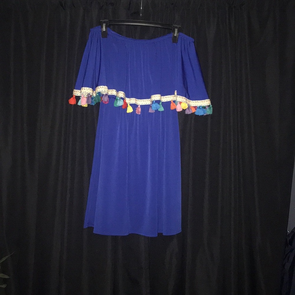 JUDITH MARCH OFF THE SHOULDER DRESS